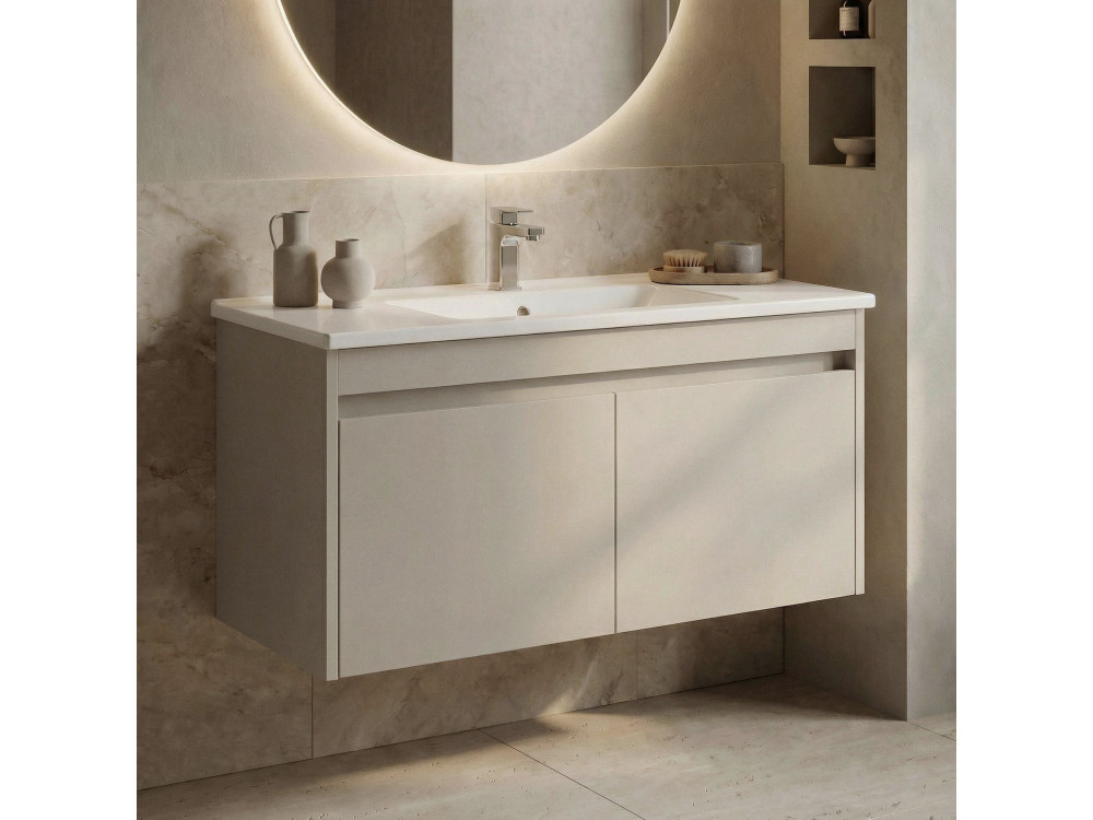 Szafka pod umywalkę „Arno 100” – 100 x 45 x 52 cm – Cashmere