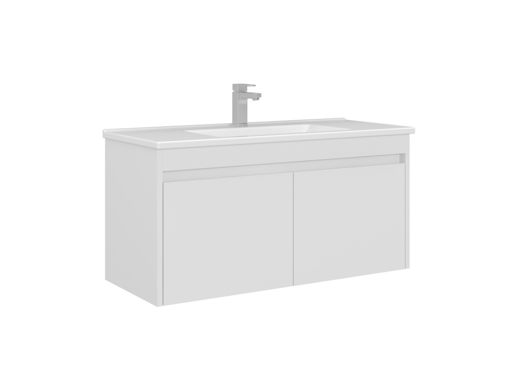 Szafka pod umywalkę „Arno 100” – 100 x 45 x 52 cm – biała