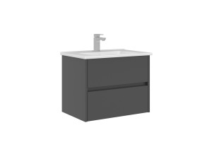 Szafka pod umywalkę „Arno 65” – 65 x 45 x 52 cm – antracyt
