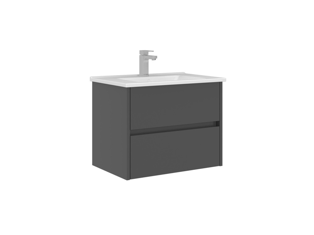 Szafka pod umywalkę „Arno 65” – 65 x 45 x 52 cm – antracyt