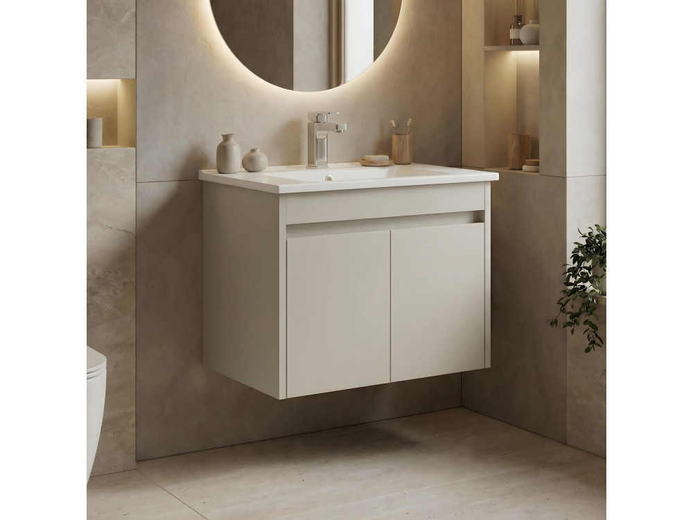 Szafka pod umywalkę „Arno 65” – 65 x 45 x 52 cm – Cashmere