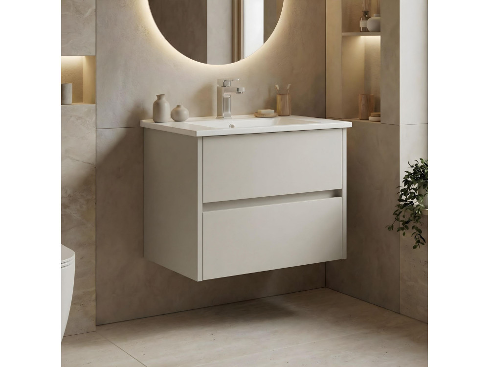 Szafka pod umywalkę „Arno 65” – 65 x 45 x 52 cm – Cashmere