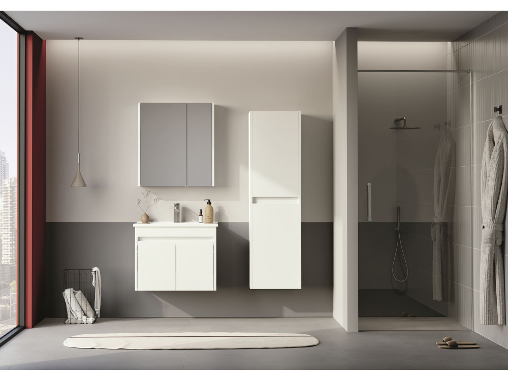 Szafka pod umywalkę „Arno 65” – 65 x 45 x 52 cm – biała