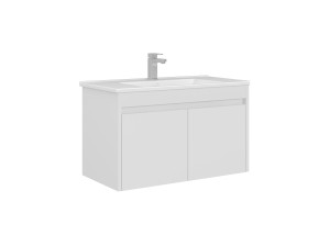Szafka pod umywalkę „Arno 85” – 85 x 45 x 52 cm – biała