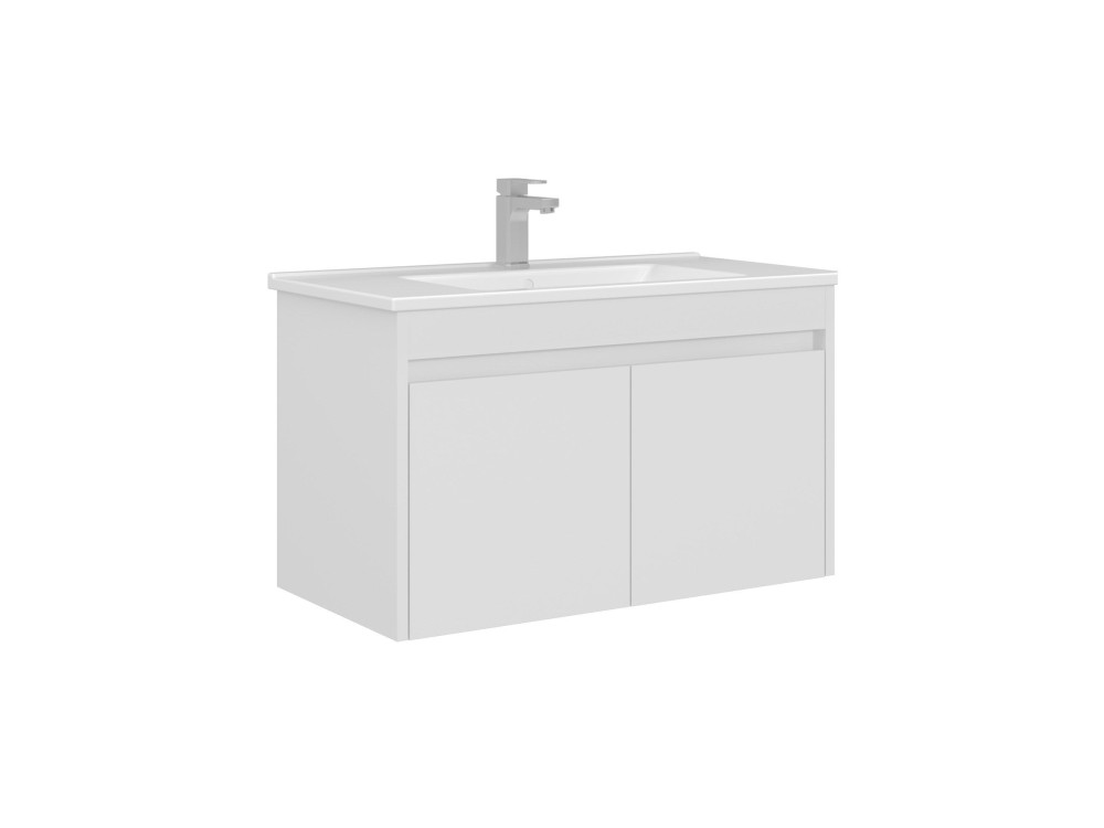 Szafka pod umywalkę „Arno 85” – 85 x 45 x 52 cm – biała