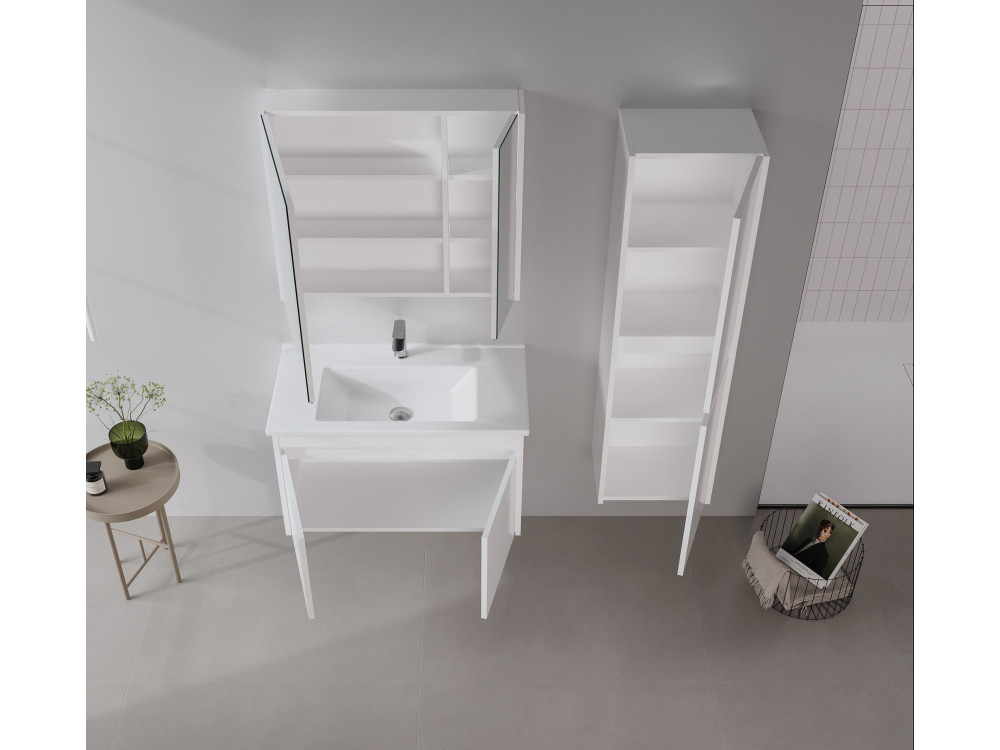 Szafka pod umywalkę „Arno 85” – 85 x 45 x 52 cm – biała