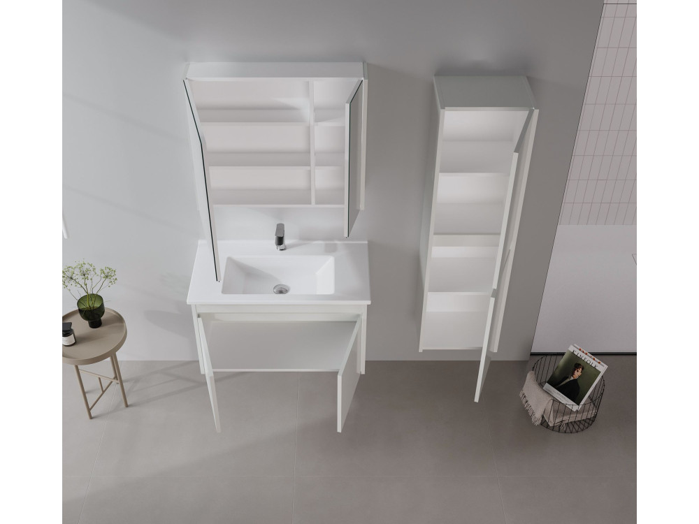 Szafka pod umywalkę „Arno 85” – 85 x 45 x 52 cm – Cashmere