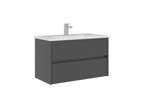 Szafka pod umywalkę „Arno 85” – 85 x 45 x 52 cm – antracyt