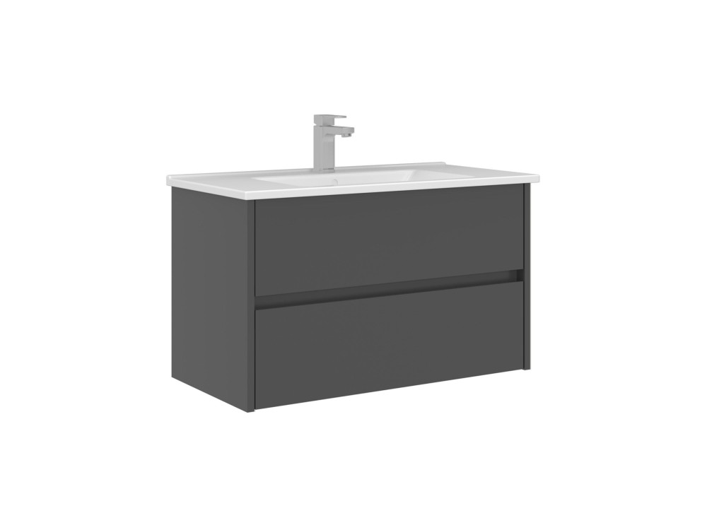 Szafka pod umywalkę „Arno 85” – 85 x 45 x 52 cm – antracyt