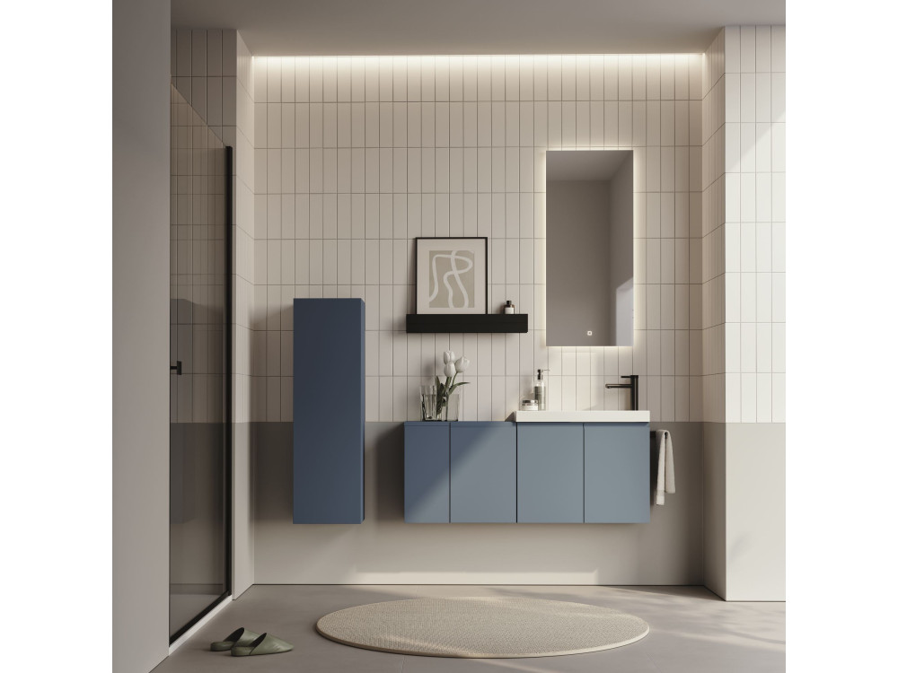 Szafka pod umywalkę „Ferla 110” – 110 x 22 x 45 cm – kolor Petrol Blue