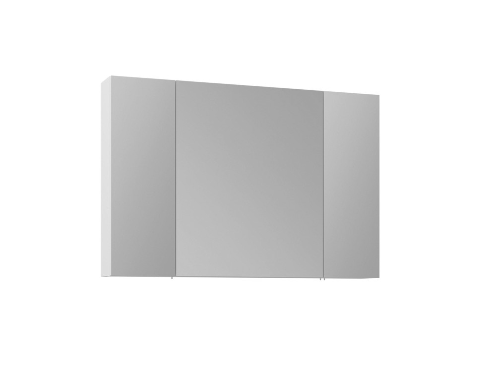 Szafka łazienkowa z lustrem „Nuvola 100 v2” – 97 x 16 x 66 cm – biała