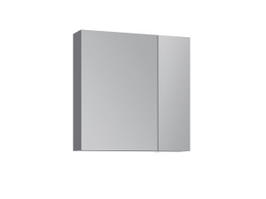 Szafka łazienkowa z lustrem „Nuvola 60 v2” – 66 x 16 x 60 cm – szara