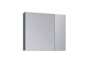 Szafka łazienkowa z lustrem „Nuvola 80 v2” – 75 x 16 x 66 cm – antracyt