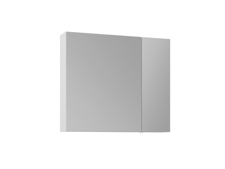 Szafka łazienkowa z lustrem „Nuvola 80 v2” – 75 x 16 x 66 cm – biała