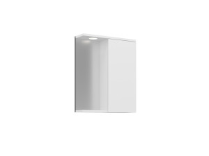 Szafka łazienkowa z lustrem „Purus 55” – 56 x 18 x 68 cm – biała