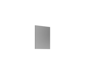 Dekoracyjne lustro drewniane „Desna 50” – 55 x 2 x 64 cm – przezroczyste