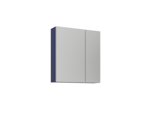 Szafka łazienkowa z lustrem „Bari 60” – 60 x 16 x 66 cm – matowy granatowy