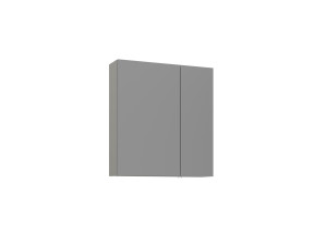 Szafka łazienkowa z lustrem „Bari 60” – 60 x 16 x 66 cm – matowy kolor kaszmiru