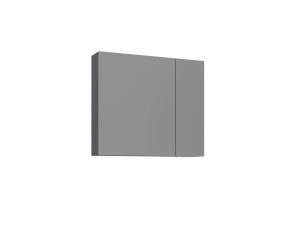 Szafka łazienkowa z lustrem „Bari 80” – 75 x 16 x 66 cm – matowy antracyt
