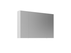 Szafka łazienkowa z lustrem „Arno 100” – 100 x 16 x 66 cm – biała