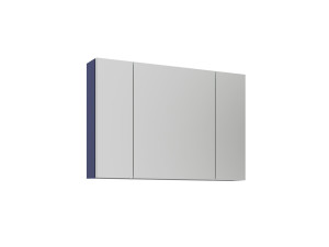 Szafka łazienkowa z lustrem „Bari 100” – 97 x 16 x 66 cm – matowy granatowy