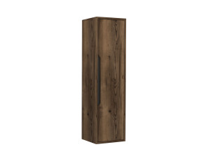 Szafka łazienkowa „Galia 40” – 40 x 30 x 138 cm – ciemny orzech
