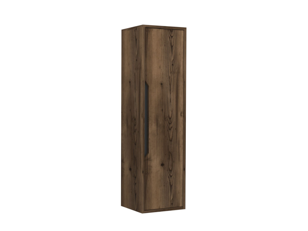 Szafka łazienkowa „Galia 40” – 40 x 30 x 138 cm – ciemny orzech