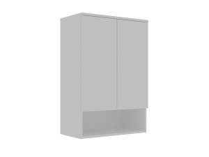 Szafka łazienkowa „Bosco Lume 70” – 70 x 36 x 100 cm – matowa biel