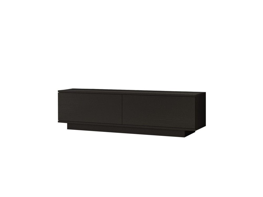 Drewniany stojak na telewizor "FN1" - 140 x 35 x 38 cm - Czarny