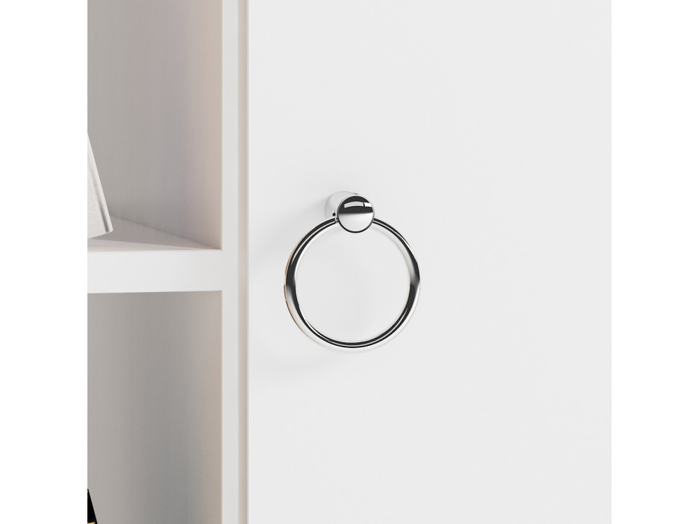 Uniwersalna drewniana szafka "Lagomood Ruby" - 50 x 30 x 140 cm - Biały