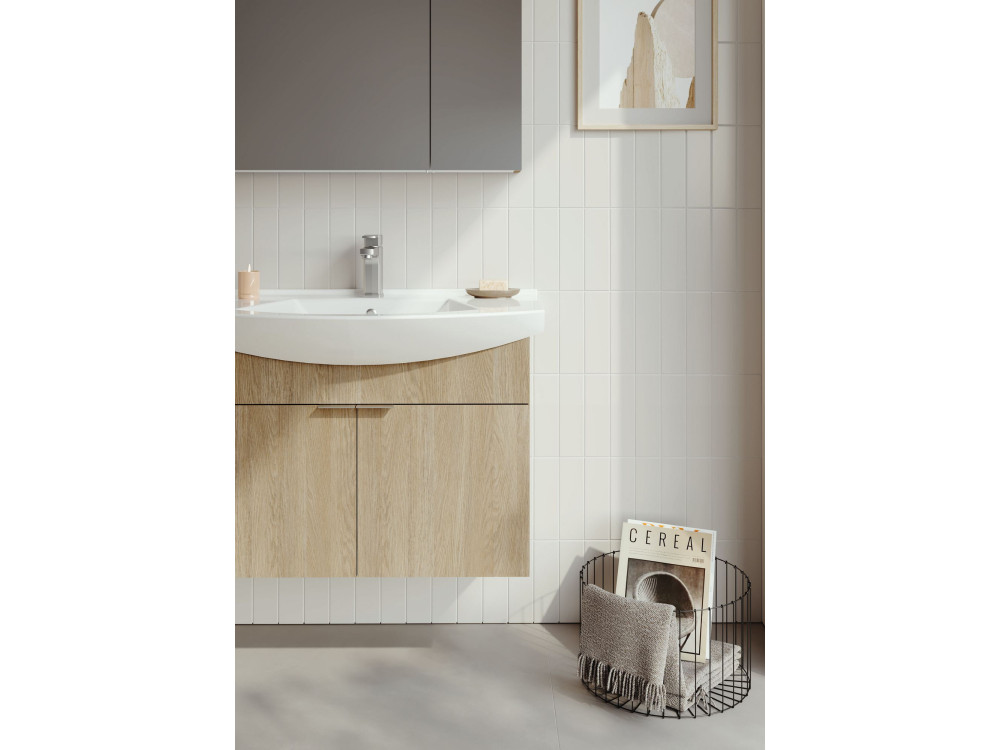 Szafka pod umywalkę „Purus 80” – 80 x 50 x 58 cm – dąb Sonomo