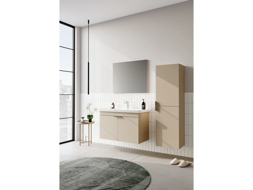 Szafka pod umywalkę „Desna 80” – 80 x 45 x 58 cm – kolor piaskowy