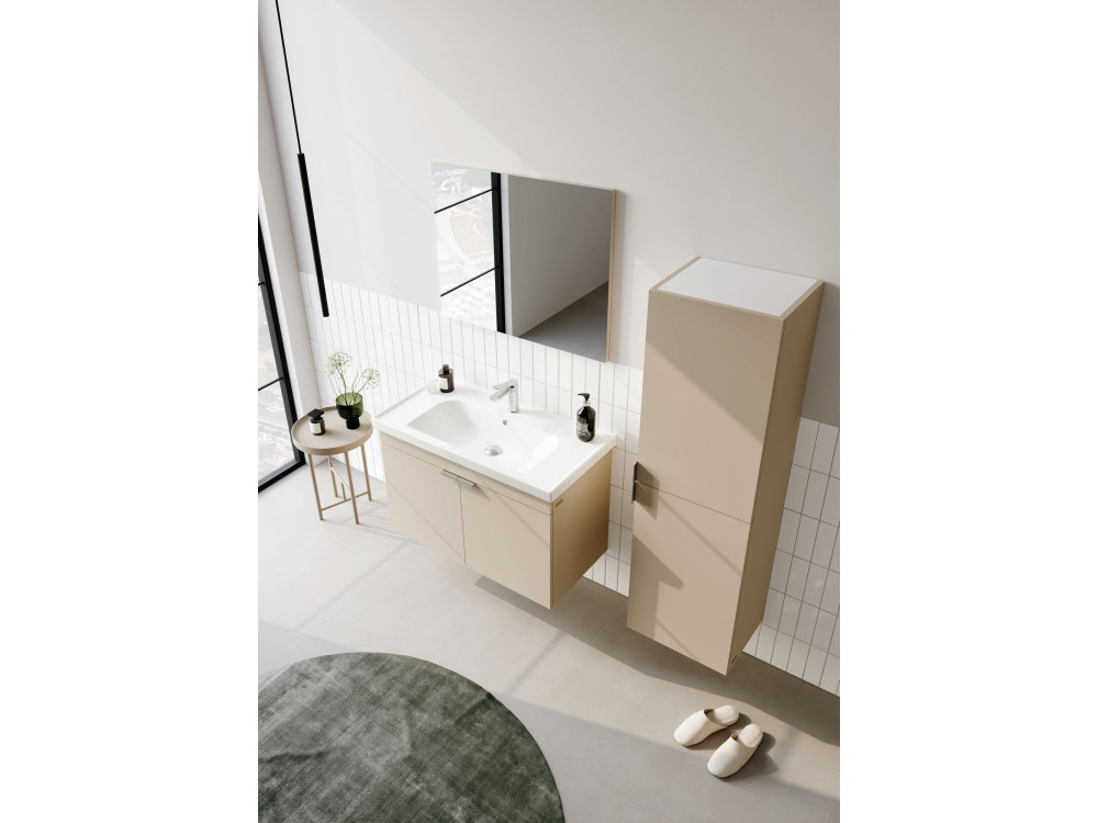 Szafka pod umywalkę „Desna 80” – 80 x 45 x 58 cm – kolor piaskowy