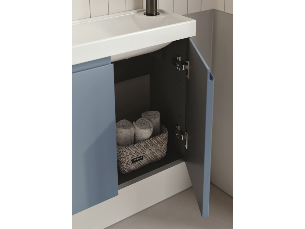 Szafka pod umywalkę „Ferla 110” – 110 x 22 x 45 cm – kolor Petrol Blue