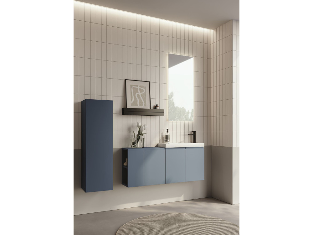 Szafka pod umywalkę „Ferla 110” – 110 x 22 x 45 cm – kolor Petrol Blue