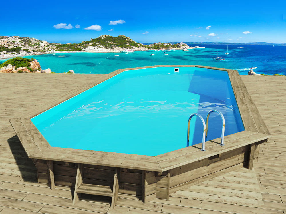 Basen drewniany "Ibiza" - 8,57 x 4,57 x 1,31 m