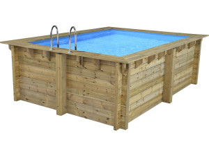 Basen drewniany prostokątny "Caïmans 140" - 4,10 x 3,00 x 1,39 m
