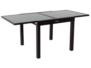 Stół ogrodowy rozkładany "Porto 8" z aluminium - Phoenix - Czarny