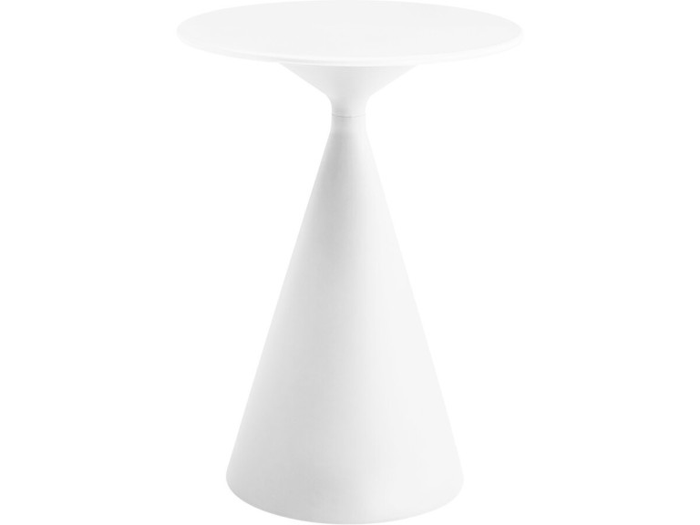 Stół ogrodowy bistro ⌀80 cm "Néora" - Biały
