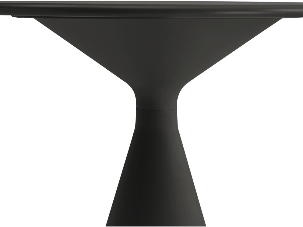 Stół ogrodowy bistro ⌀80 cm "Néora" - Czarny
