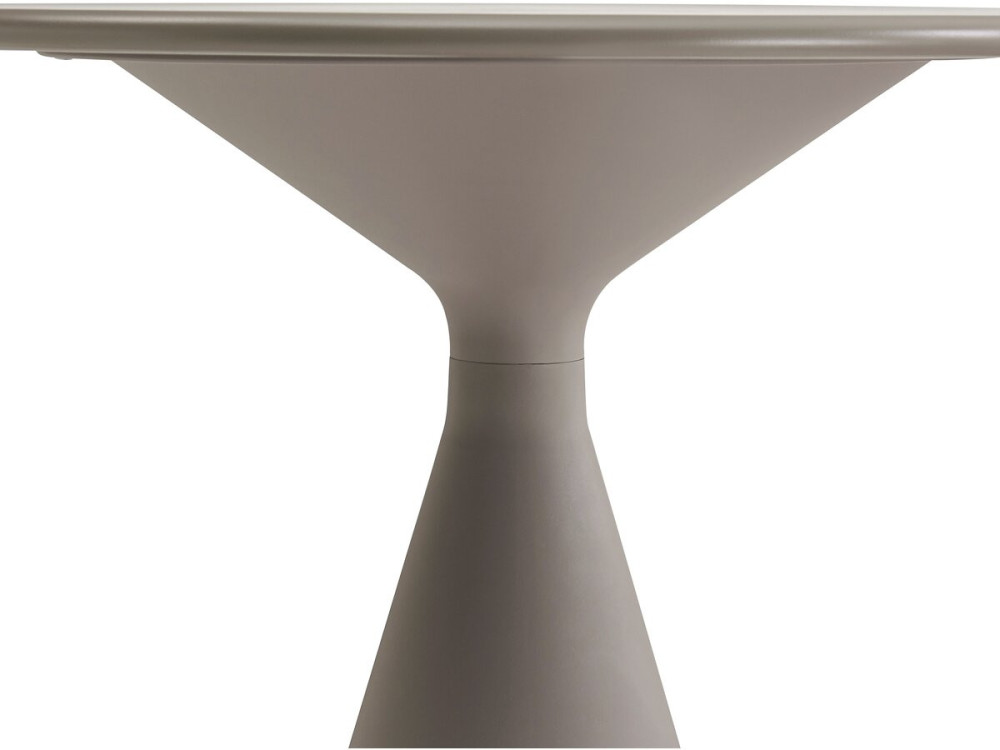 Stół ogrodowy bistro ⌀80 cm "Néora" - Taupe