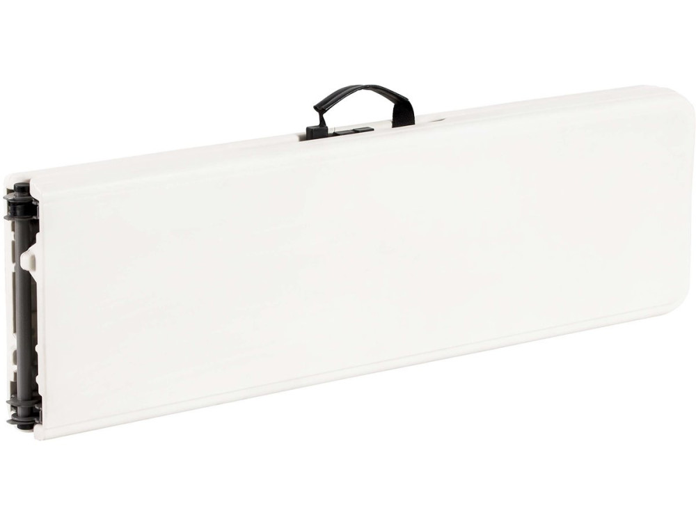 Metalowa ławka "Foldy" - 183 x 29 x 42 cm - Biały