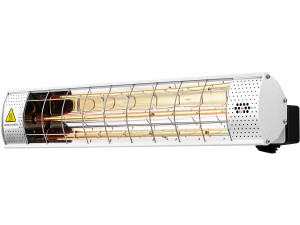 Grzejnik tarasowy na podczerwień - 2000W - srebrny
