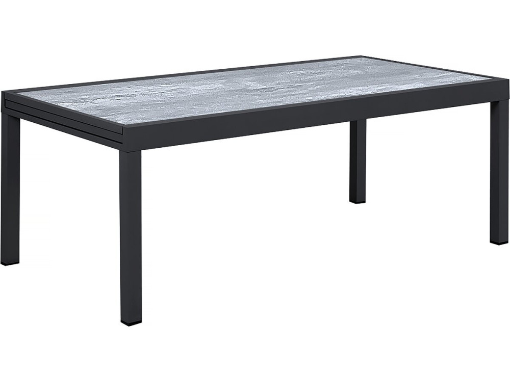 Rozkładany zestaw mebli ogrodowych "Lagos" - 200/320 cm - Taupe - Miejsca siedzące 12