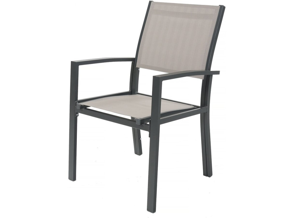 Rozkładany zestaw mebli ogrodowych "Lagos" - 200/320 cm - Taupe - Miejsca siedzące 12