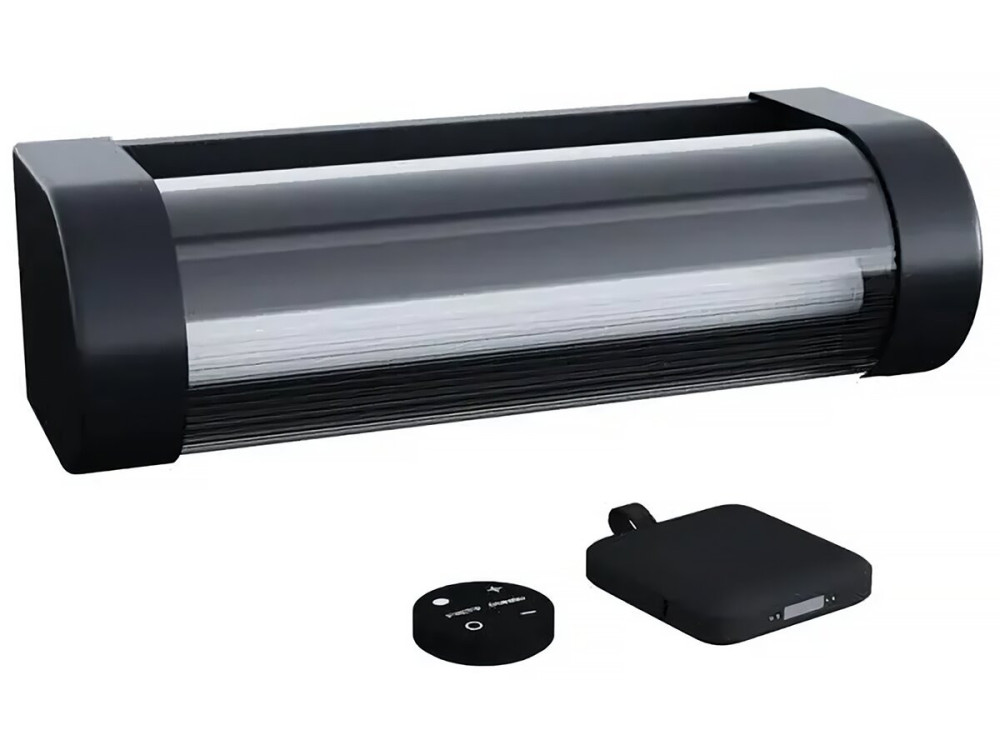 Booster " Loma " solarna i ładowalna lampa ścienna od 150 do 900 lumenów - czarna