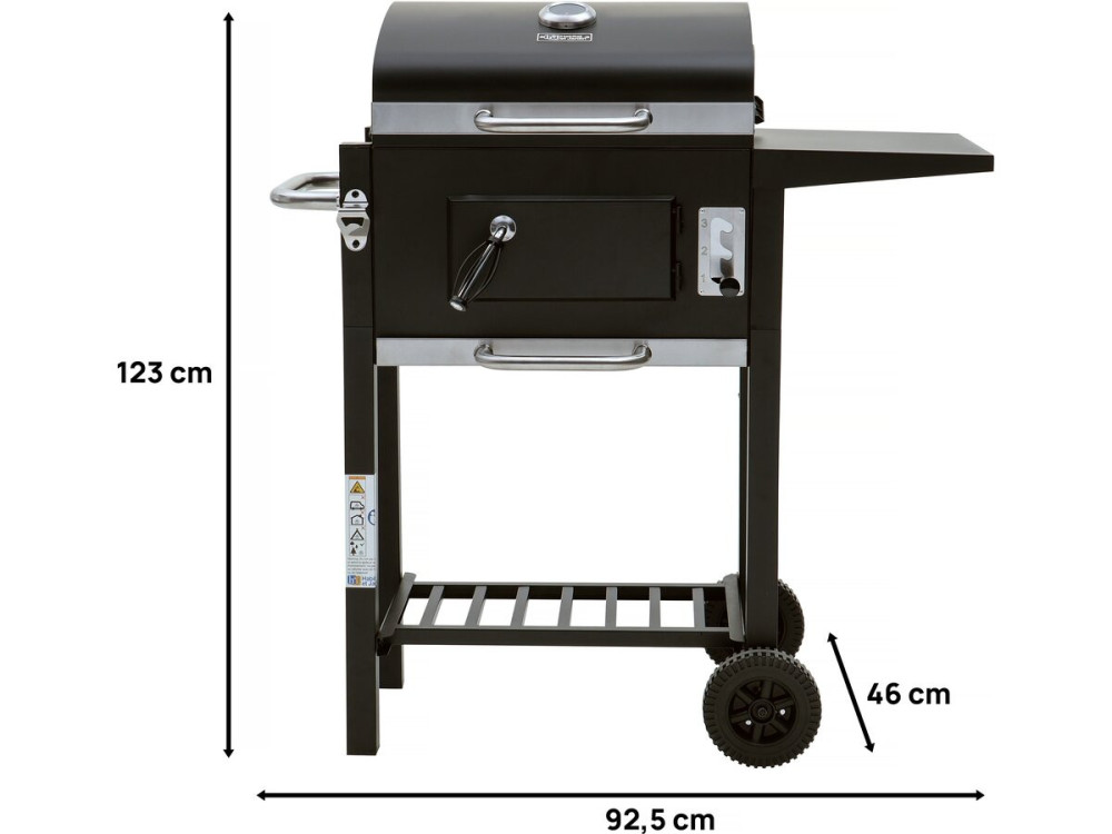 Grill węglowy "Vicomte" - 92,5 x 46 x 123 cm