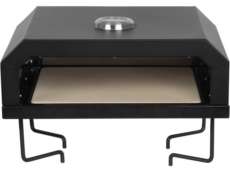 Piec do pizzy z grillem "Pizzello" - 40 x 35 x 28 cm - Czarny