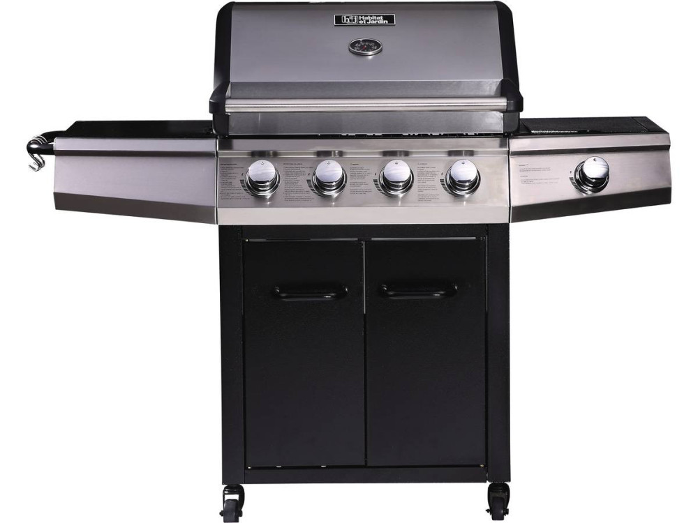 Grill gazowy "Bingo 5" - Czarny