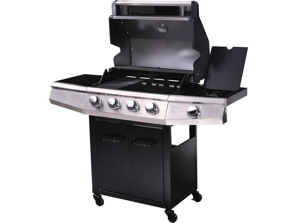 Grill gazowy "Bingo 5" - Czarny